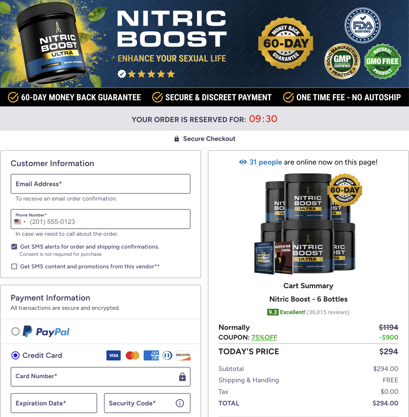 Nitric Boost-Secure-Checkout