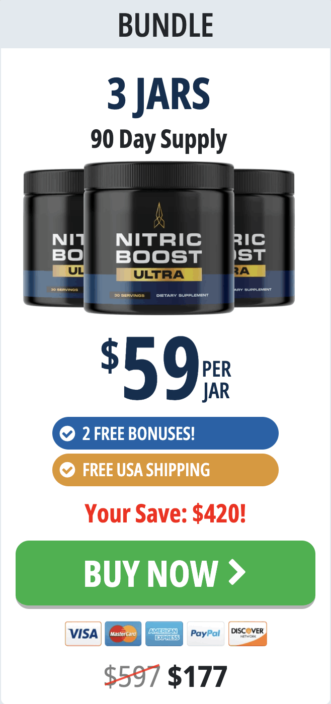 Nitric Boost 3 jars